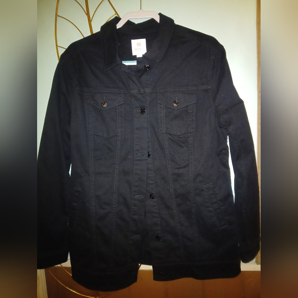 LuLaRoe Women's Black Jean Jacket